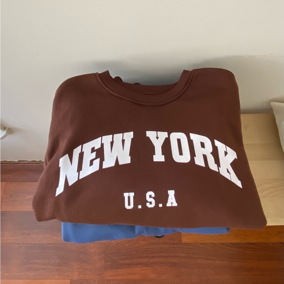 Drop Shoulder Letter Graphic Pullover - Picture 2 of 3